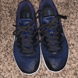 Dark blue Nike shoes